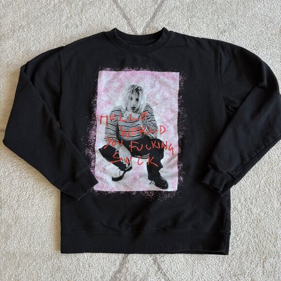 Machine Gun Kelly ‘Tickets To My Downfall’ 2021 Tour Crewneck Sweatshirt Merch - Picture 1 of 7